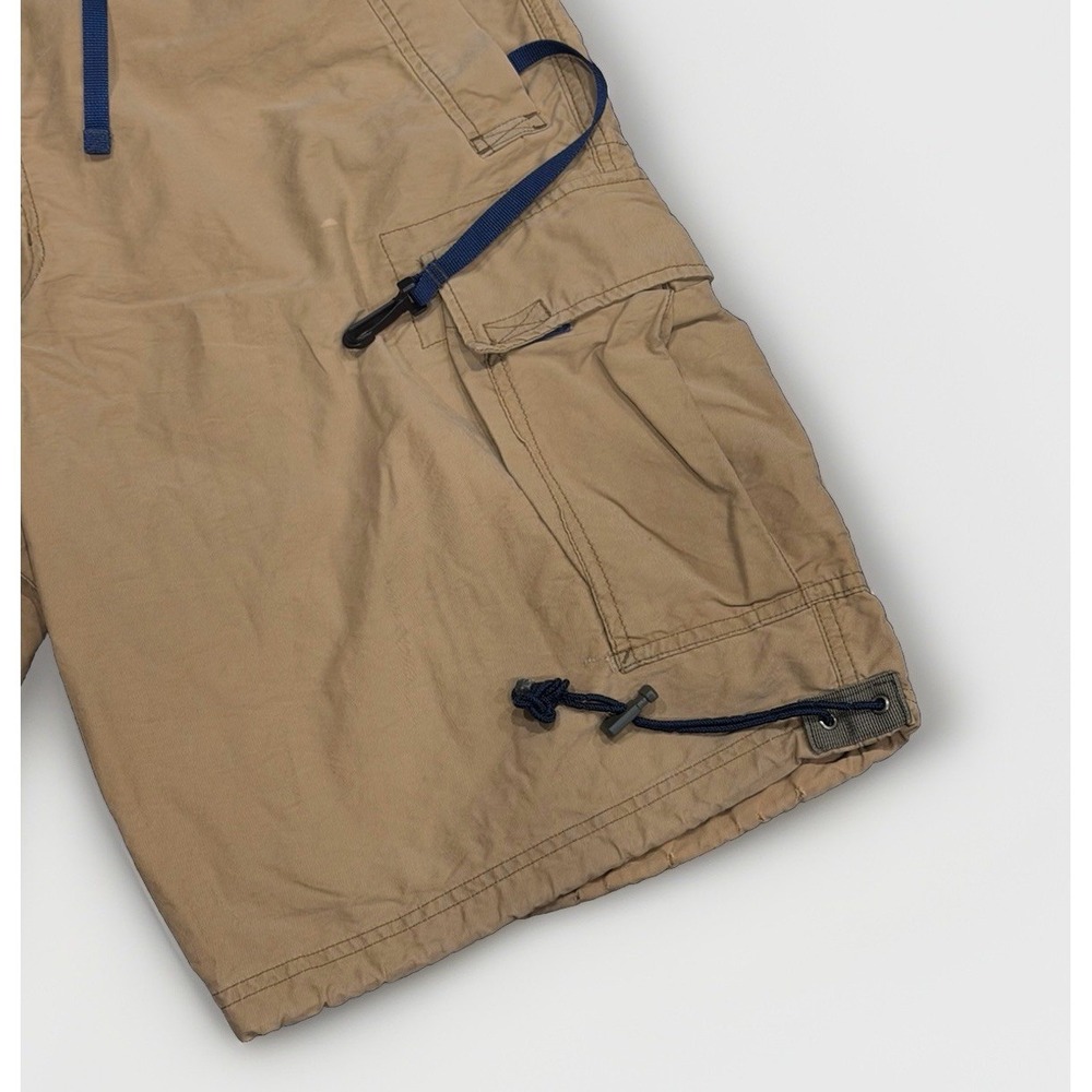 Vtg Abercrombie‎ & Fitch Paratrooper Cargo Shorts Men's L Y2K Grunge 90s Skater - Picture 3 of 13
